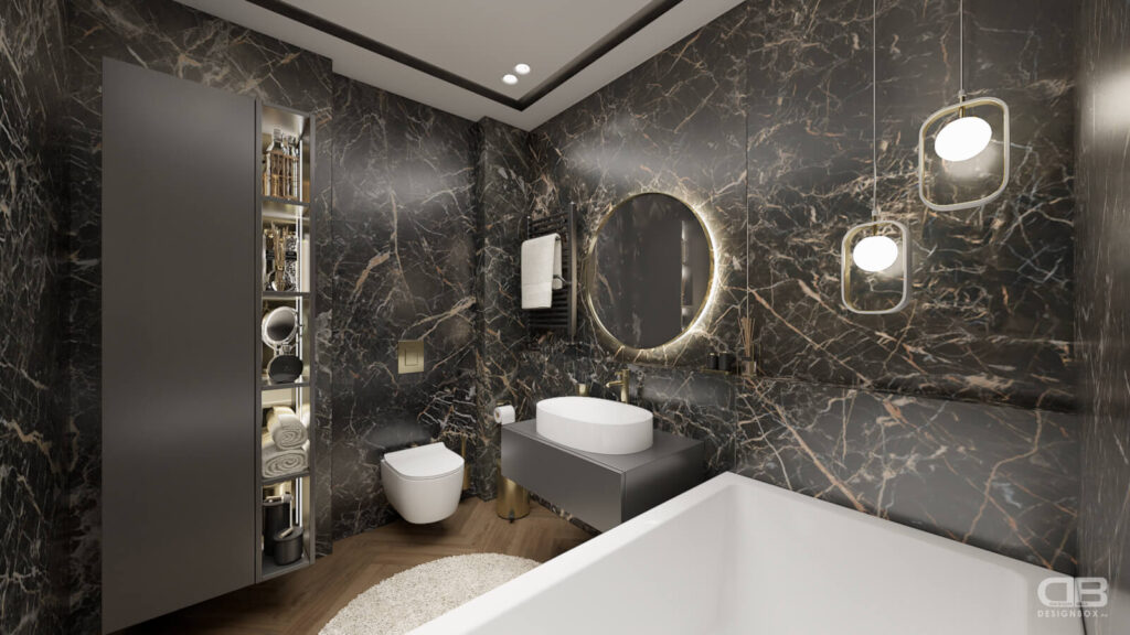 Fürdőszoba bútor egyedi tervezésű megoldás