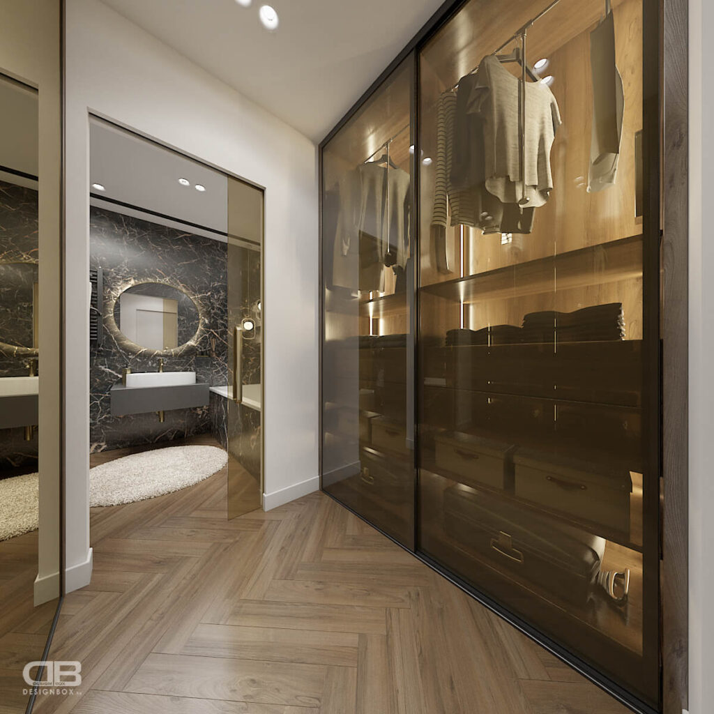 Egyedi gardróbszekrény az igényekhez igazítva