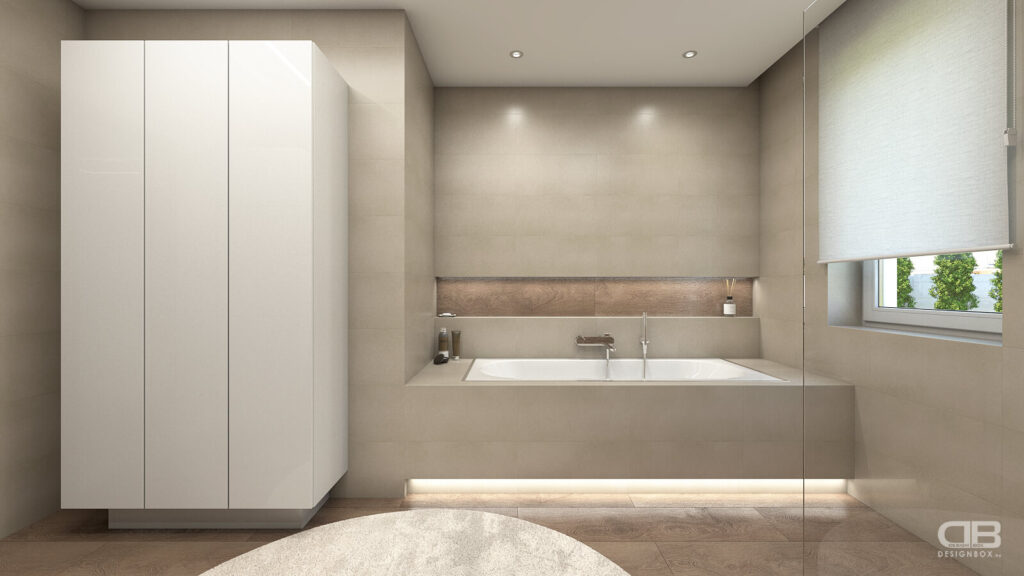 Egyedi fürdőszoba bútor kialakítása otthoni használatra