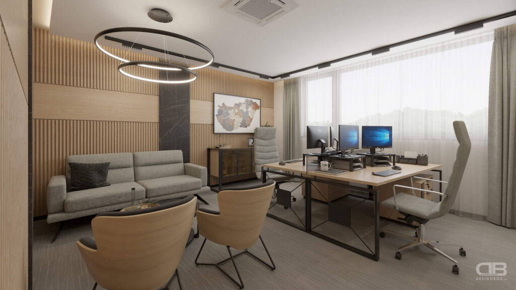 Irodabútor tervezése egyedi igények szerint