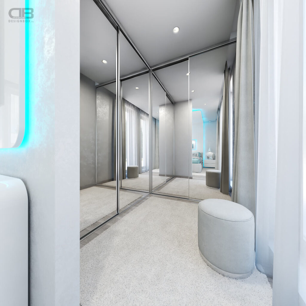 Egyedi gardróbszekrény az otthoni elrendezéshez igazítva