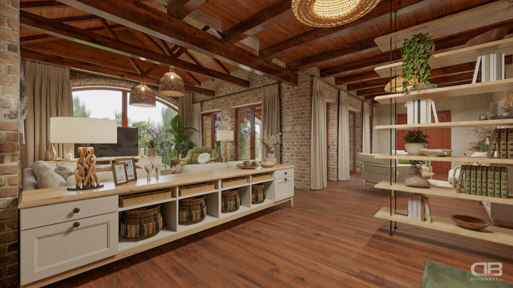 Nappali bútor otthoni környezetben