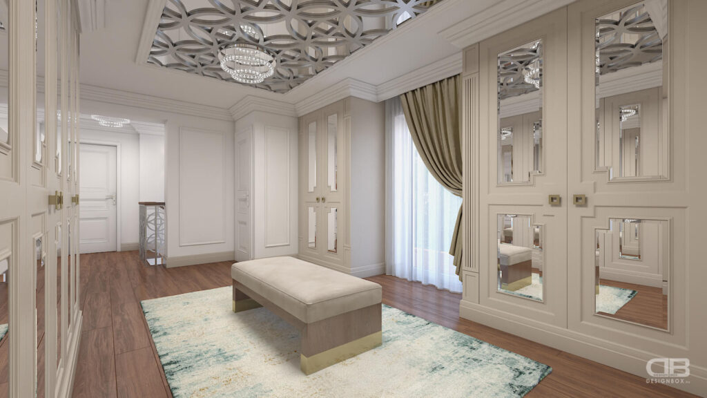 Gardróbszekrény egyedi kialakítása otthonokba